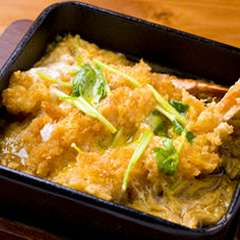 【ランチ】えびフライとじ定食