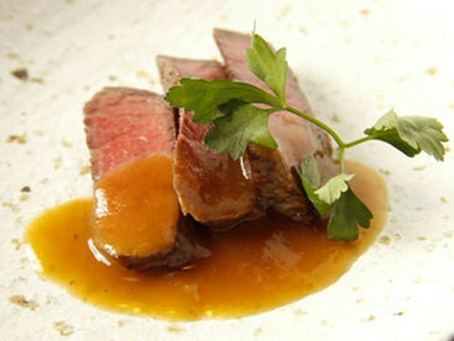 牛ヒレ肉のステーキ