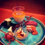 ある日の特別コースの前菜です！