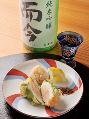 松茸(岩手県産)と米沢牛のうどん