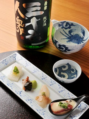 利酒師の店主が料理に合う日本酒をセレクト致します