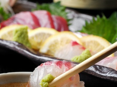 旬の鮮魚に舌鼓！