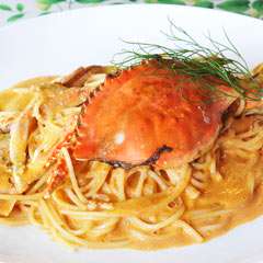 ◆ワタリ蟹スパゲッティ