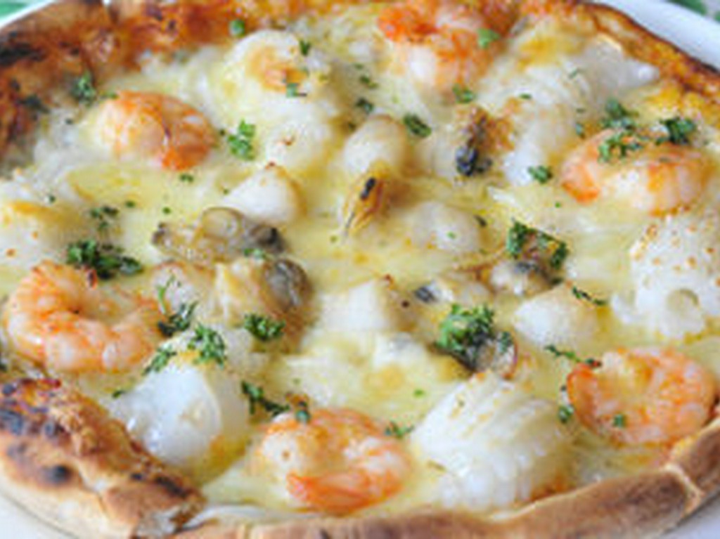 シーフードピッツァ