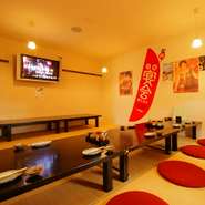 カラオケルームは宴会に最適です！飲み放題付き宴会コース3500円より、ご予約にて承ります！