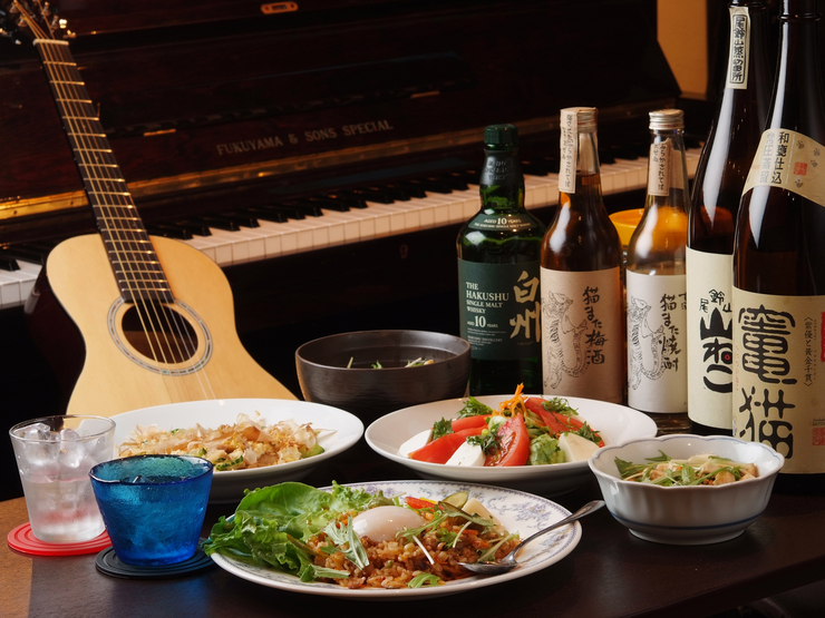 "Daidokoro" banquet course. 2200 yen per person