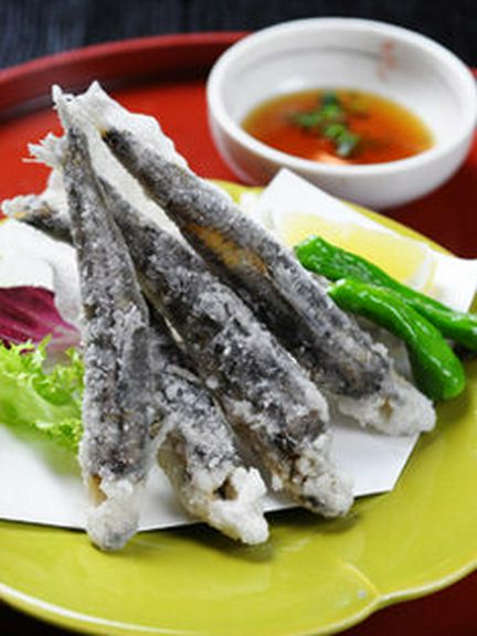 いわきの名産品「めひかり唐揚げ」 