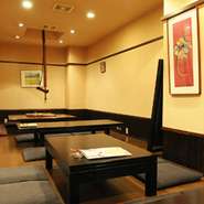 お座敷は30席。ご宴会にご利用ください