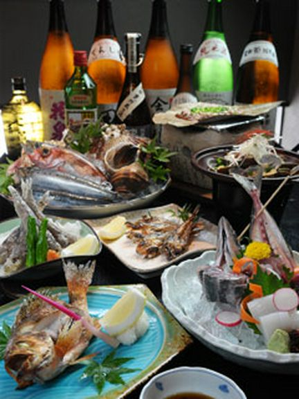 いわきで水揚げされた旬の魚貝が楽しめるお店