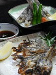 目光唐揚げと目光焼き