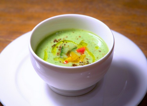 キュウリのガスパチョ