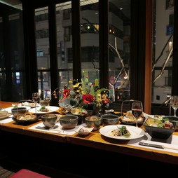旬なお料理満載！歓送迎会や接待、大切なお客様にも最適です。お料理のみコース。料理は全て個々盛りです。
