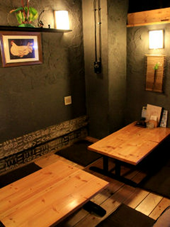 お座敷でゆっくりと