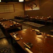 最大50名様収容可能（2階）ご宴会、大切なパーティ等にご利用下さい。