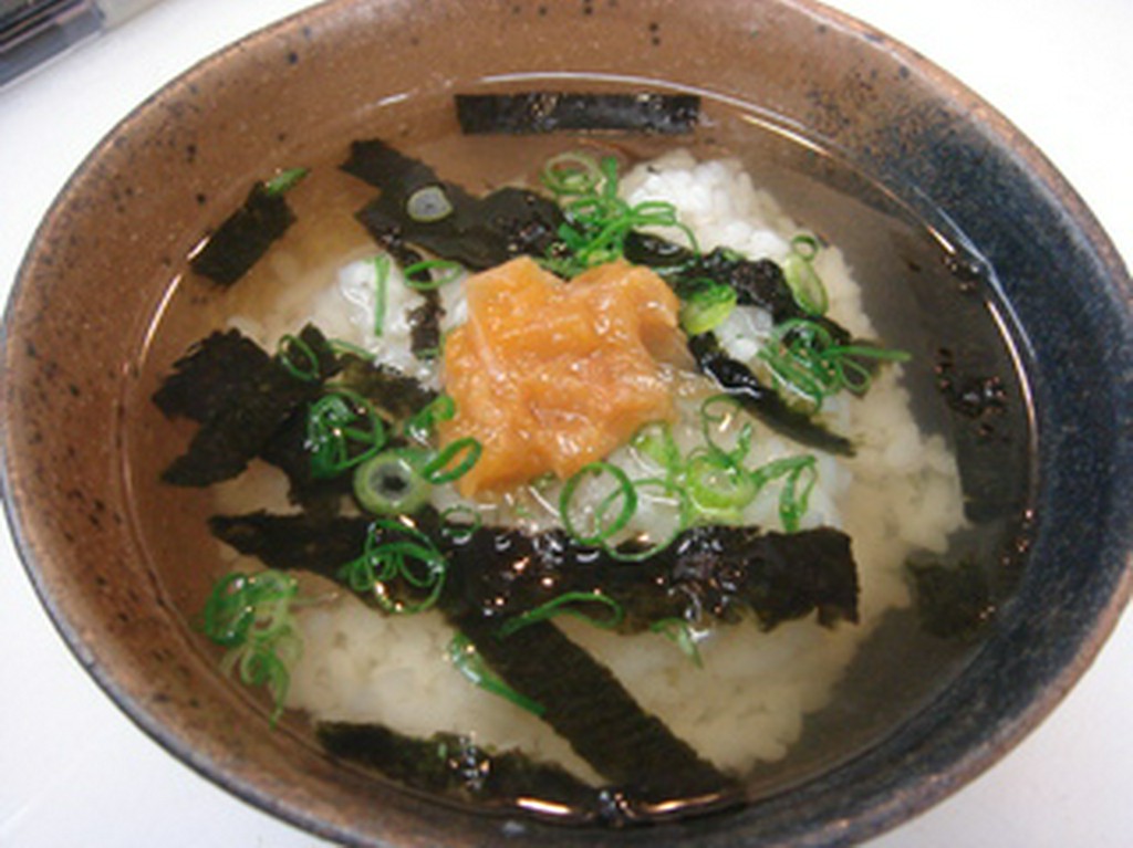 梅茶漬け