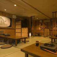 美味しいもつ鍋で宴会をしませんか？最大43名まで収容できます。毎日、深夜01時まで営業しています。
夜遅くても楽しめるもつ鍋屋さんです。　　　　