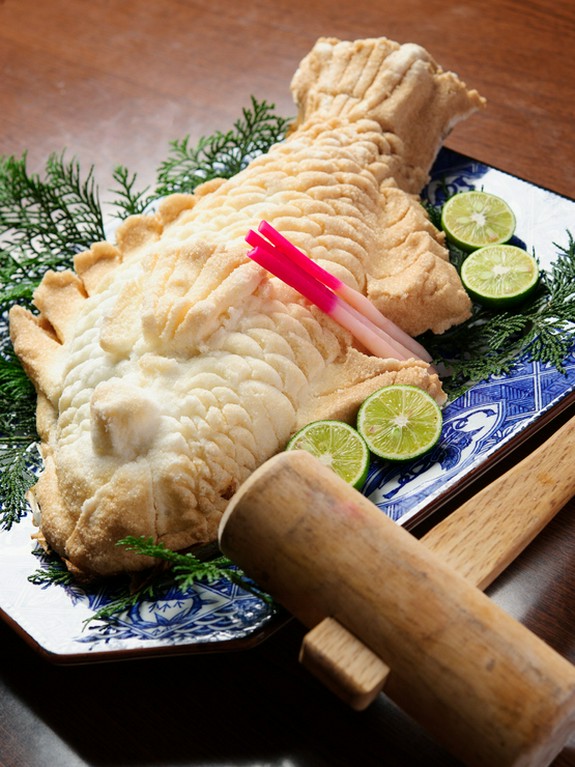 明石鯛塩釜焼