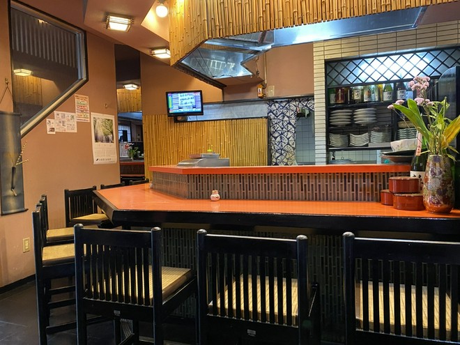 カウンター席がある