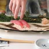 吟味・厳選した旬の魚介類を使った『ゆあさ』のお寿司は絶品！