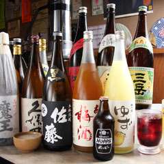 焼酎や果実酒も充実してます。もちろんホッピー、ハイボールも。