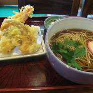 海老天1本・野菜天3種