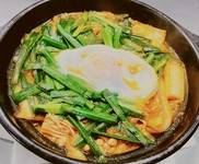豚キムチうどん鍋・pork kimchi udon hot pot￥1639
