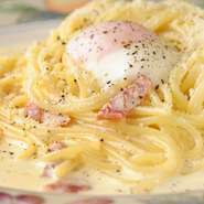 鈴鹿もみじたまごで作りました！　ソースとからんで超がつくほど濃厚な味になりました。