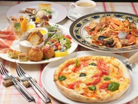お一人様2580円で楽しめるボリューム満点のペアコースは、2名様より承ります。（当日OK！）