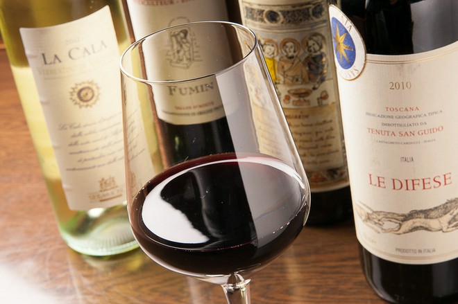 ワインにこだわっている