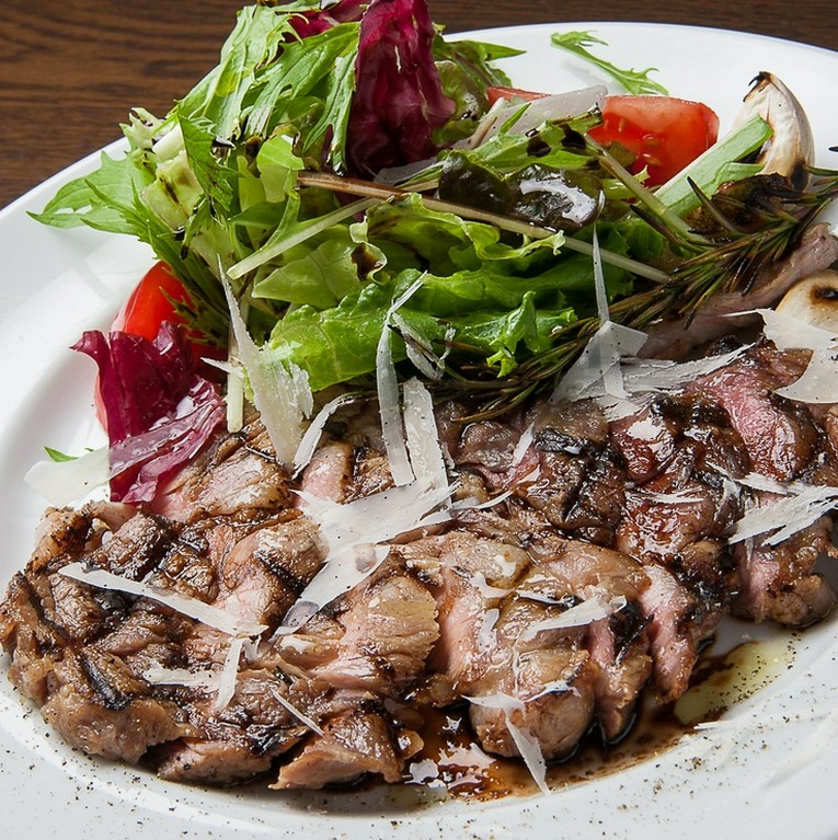 大麦豚のグリル～バルサミコとパルミジャーノチーズ～