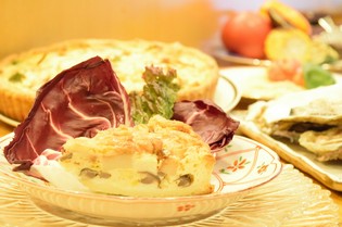 生地から作る焼きたての香り高い『キッシュ』各種