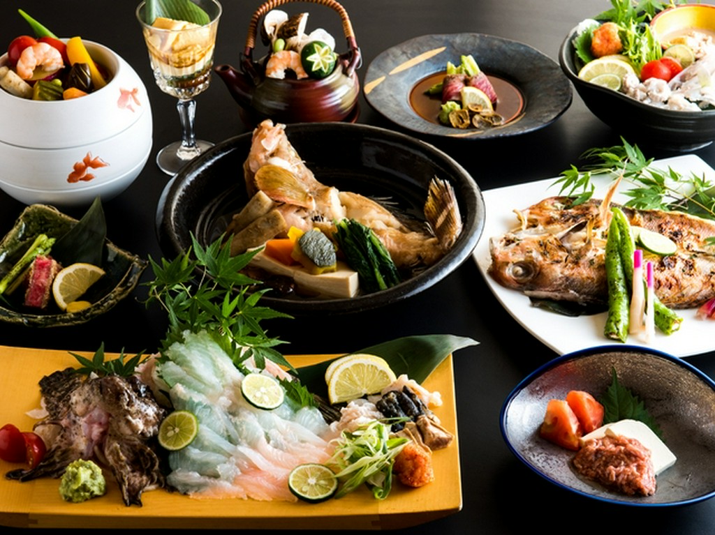 むつの自慢の懐石料理