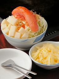 もん吉に来たらまずはこれ!!　『明太もちチーズもんじゃ』