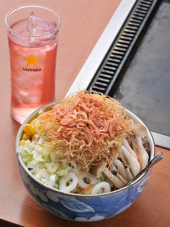 麦おすすめ　スペシャルもんじゃ