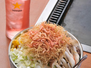 麦おすすめ　スペシャルもんじゃ