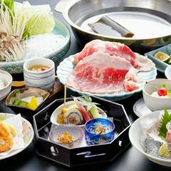 鍋懐石（要予約）牛しゃぶ（後 御飯みそ汁付）コース