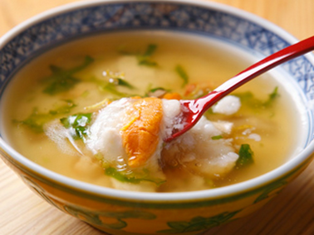 白身魚のとろろ蒸し