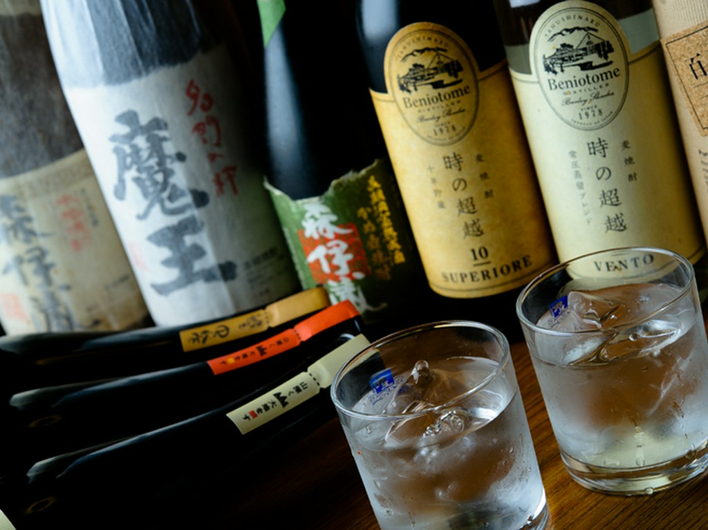 各種焼酎も取り揃えてあります