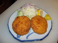 甘めの手作りコロッケ。