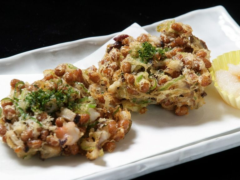 納豆かき揚げ