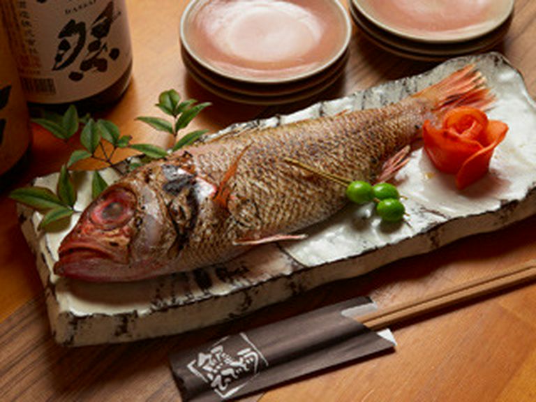 のどぐろの塩焼き