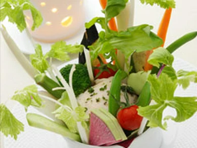 バーニャカウダ(イタリア風スティック野菜、アンチョビソース)