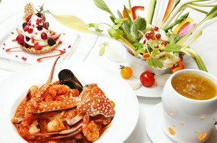 野菜をたっぷり使ったヘルシーなメニュー