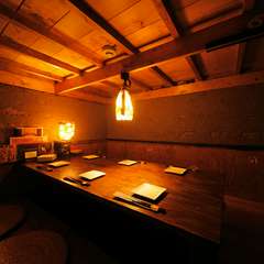 女子会に便利な4～6名様用の個室が充実！