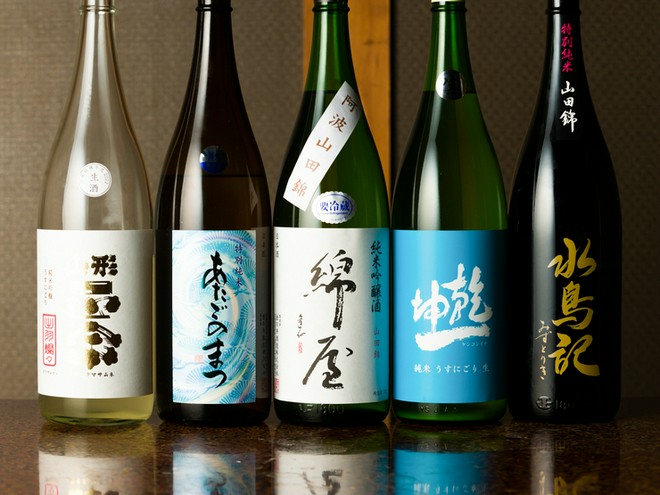 日本酒にこだわっている