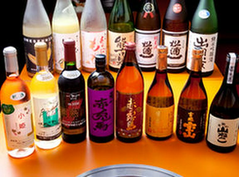 本格焼酎、地酒も充実です。