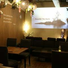 大画面プロジェクター完備！