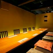 掘りごたつ式個室席②