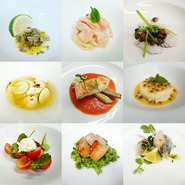 シェフのお任せコース
●カジュアル　　5500円 
●スタンダード　7150円 
●オススメ　　　8800円 
●スペシャル　　11000円