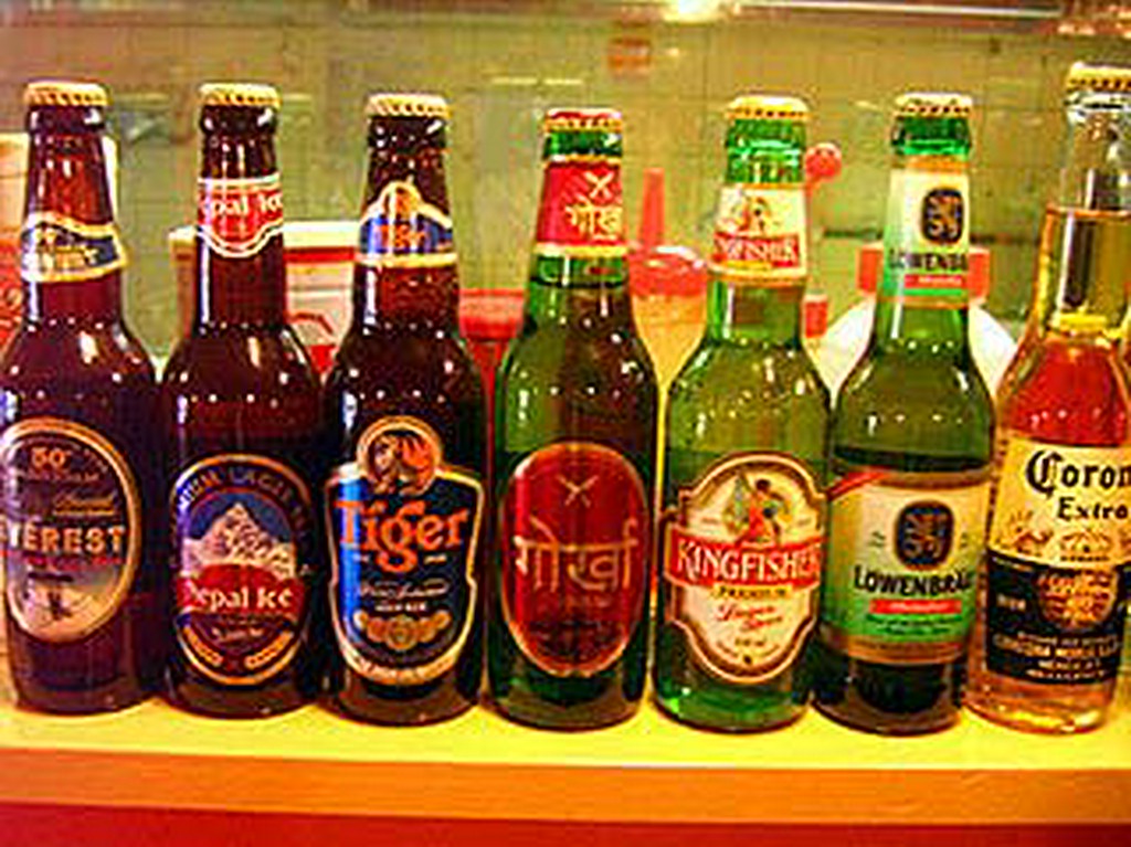 世界のビール楽しめます。